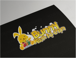 thiết kế logo kem bunny