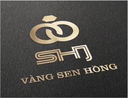 thiết kế logo vàng SHJ
